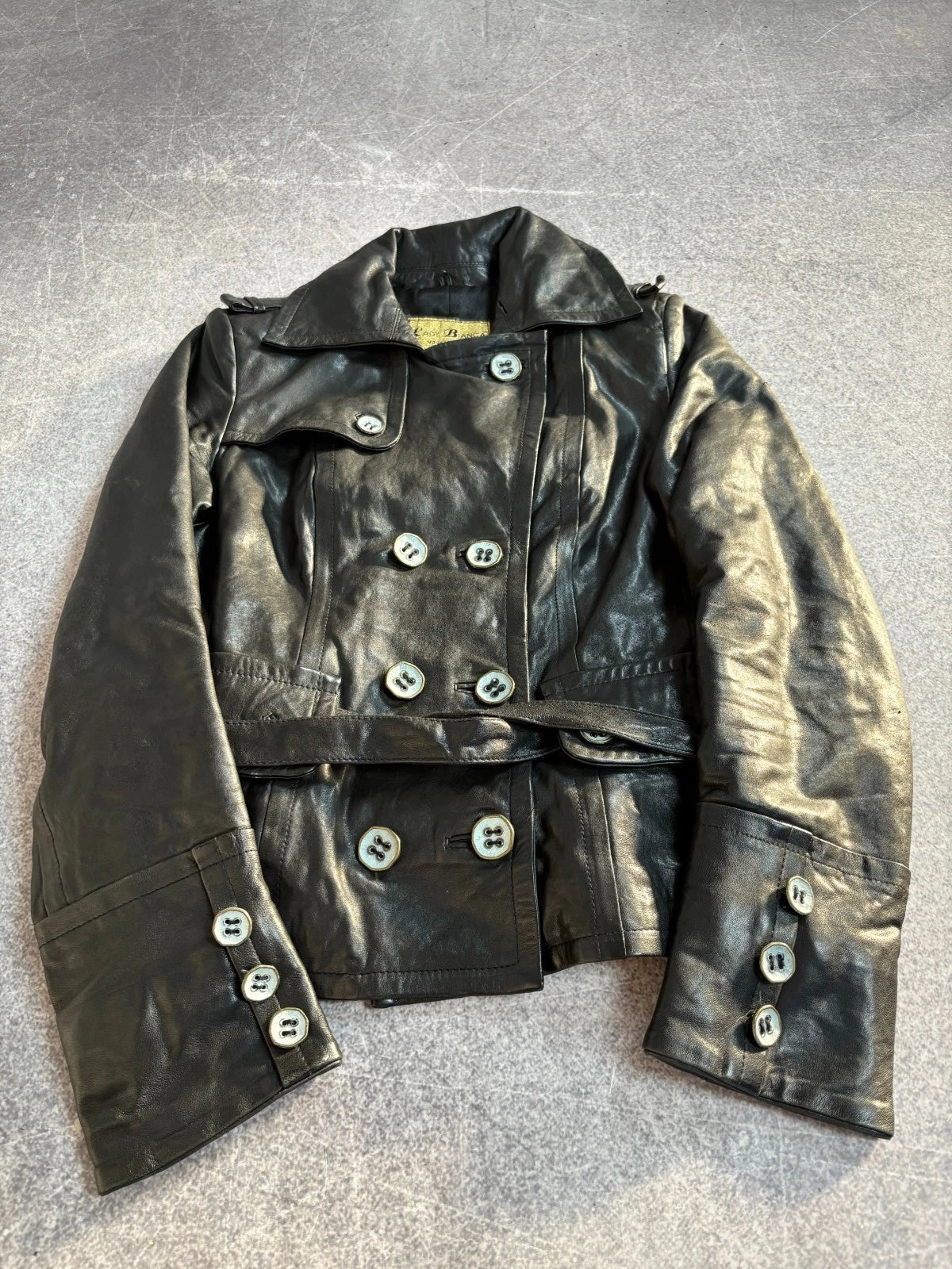 00s gothic Napoleon leather jacket Hysteric Glamour PPFM